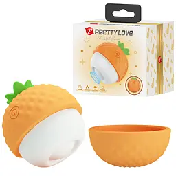 Кліторальний вібратор з пульсацією Pretty Love Pineapple Secret, помаранчевий PRETTY LOVE BI-300064-1 103513