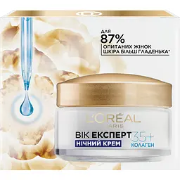 Нічний крем проти зморщок L'Oreal Paris Вік експерт 35+ зволожувальний, 50 мл (A7821100) - мініатюра 5