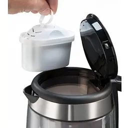 Електрочайник Russell Hobbs Glass 1.7 л сріблясто-чорний (21600-57) - мініатюра 5