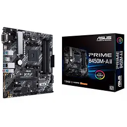 Материнська плата ASUS PRIME B450M-A II - мініатюра 2