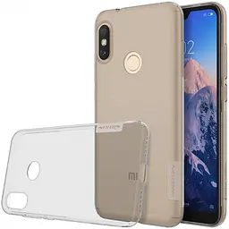 Чохол-накладка Nillkin TPU Nature Case Xiaomi Mi A2 Lite/Redmi 6 Pro Gray - мініатюра 2