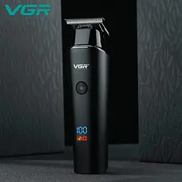 Машинка для стрижки волосся VGR V-937, тример для бороди, акумуляторна професійна машинка - мініатюра 3