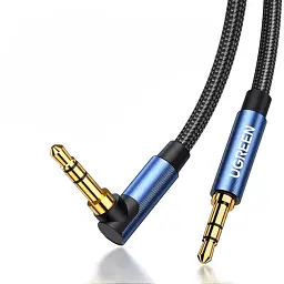Кабель UGREEN 3.5 мм minijack стерео AUX TRS 3-піновий нейлонове обплетення 2 м Чорний (60181)