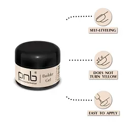 Однофазний моделюючий гель PNB UV/LED One Phase Builder Gel Crystal Pink 5 мл - мініатюра 3