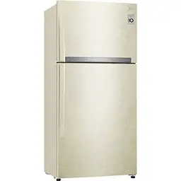Холодильник з верхньою морозильною камерою LG GR-H802HEHZ бежевий (GR-H802HEHZ)