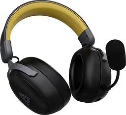 Ігрова гарнітура Ajazz AHM08 MAX Black Gray Yellow (AHM08-MAX-BGY) - мініатюра 2
