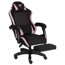 Крісло ігрове GT Racer X-2339 Black/Pink (X-2339 Fabric Black/Pink) - мініатюра 6