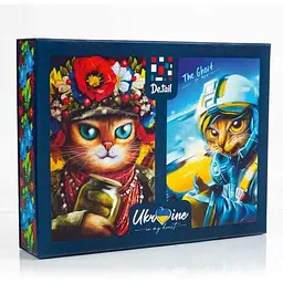Пазли VLADI TOYS 2 in 1 "Сat soldier & the Ghost of Kyiv cat" DT500-09