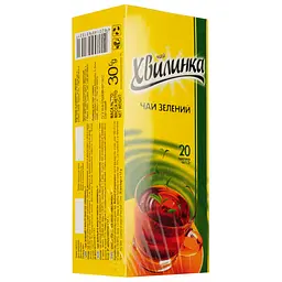 Чай зелений Хвилинка 30 г (20 шт. х 1.5 г) - мініатюра 2