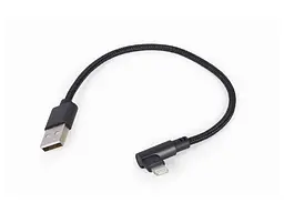 Кабель Cablexpert USB 2.0 AM to Lightning 0.2m Black (CC-USB2-AMLML-0.2M)