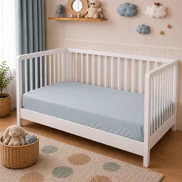 Дитяча постільна білизна BABY Poplin Line Light Gray (2200012858530) - мініатюра 2