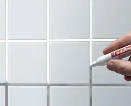 Маркер Edding Tile для догляду за кахлем з 3 наконечниками 2-4 мм білий (e-8200) - мініатюра 3
