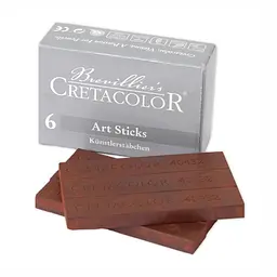 Палички Cretacolor Сепія суха світла 7x14мм 6шт коробка  - мініатюра 2