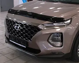 Дефлектор капоту мухобійка для Hyundai Santa Fe 2018-