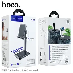 Тримач Hoco Stable telecopic desktop stand PH27 чорний - мініатюра 5