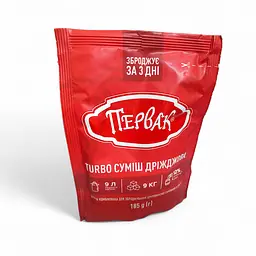 Турбодріжджі ПЕРВАК на 40 л (185 г) 2 в 1