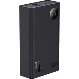 Портативна батарея Baseus 20000mAh 30W Adaman 2 + кабель USB для Type-C 0.3m PPAD050101 чорна - мініатюра 4