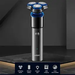 Чоловіча електробритва VGR V-325 від USB - мініатюра 5