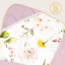 Ковдра для люльки Lionelo Travel Swaddle Blanket pink flower (LO-TRAVEL SWADDLE BLANKET PINK FLOWER) - мініатюра 7