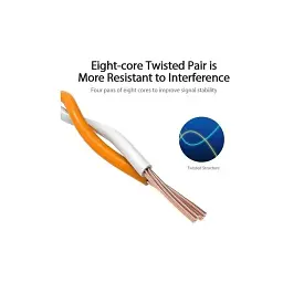 Патч-корд 0.5м, UTP cat 6 RJ-45 gray Vention (IBEHD) - мініатюра 2