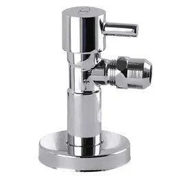 Кран напівобертовий кутовий з цангою Solomon 1/2″х 3/8″ Lazer 7076 000002250 - мініатюра 2