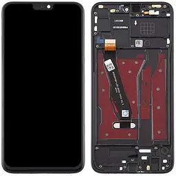 Дисплей Honor 8X /9X Lite чорний, оригінал PRC, з рамкою