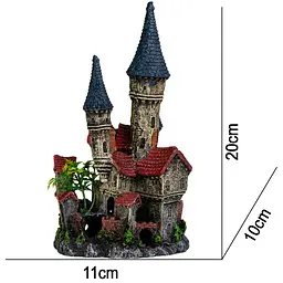 Декорація замок Kruger Meier Mystic Castle 11x10x20 см (121121) - мініатюра 3