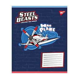 Зошит Yes Steel Beasts А5 12 аркушів лінія (767710), в асортименті - мініатюра 2