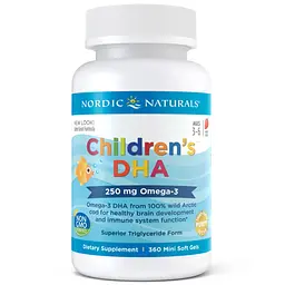Жирні кислоти Nordic Naturals Children's DHA 250 mg Полуниця 360 капсул - мініатюра 2