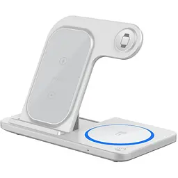 Бездротовий зарядний пристрій складаний WiWU Foldable 3 in 1 Wireless Charger Wi-W020