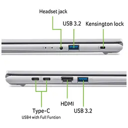 Ноутбук Acer Aspire Go AG15-72P (NX.JSVEU.005) - мініатюра 10