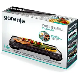 Електрогриль Gorenje TG 2000 LCB (00000020098) - мініатюра 3