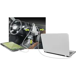 Зарядний пристрій Defender UCG-01 авто, 1 порт USB + TypeC, 5V / 5.4A (83569) - мініатюра 2