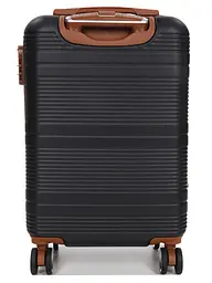 Валіза маленька S ABS-пластик Worldline Airtex 629 56×36×22см 38л Чорна - мініатюра 4