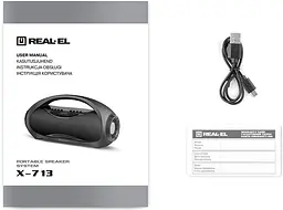 Портативна акустика REAL-EL X-713 Black [82789] - мініатюра 9