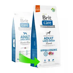 Сухий корм Brit Care Dog Hypoallergenic Adult Large Breed для собак великих порід, гіпоалергенний з ягням, - мініатюра 10
