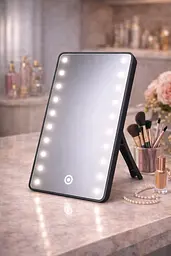 Дзеркало для макіяжу з LED-підсвічуванням 16 світлодіодів Cosmetie Mirror LY-701 - мініатюра 2