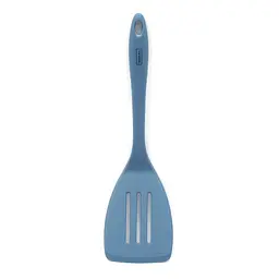 Лопатка силіконова з прорізами Lessner Sky Blue 32см синя (10305) - мініатюра 2