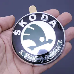 Емблема для Skoda 80 мм скотч 3М Польща (OEM 6Y9853621) - мініатюра 3