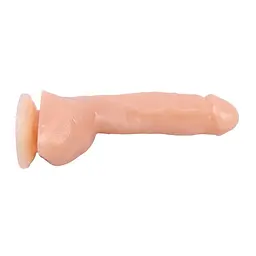 Фалоімітатор Real Touch XXX Realistic 9.9", 23 см (тілесний) - мініатюра 3