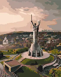 Картина за номерами Українські сюжети: Київ, Батьківщина-мати 40x50 см Origami LW 3124