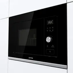 Мікрохвильова піч Gorenje вбудовувана 20л 800Вт гриль дисплей чорний - мініатюра 4