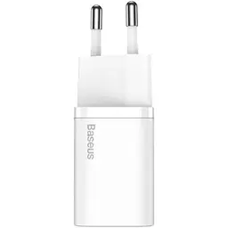 МЗП Baseus Super Si Quick Charger 30W (1USB-C) (CCSUP-J) Білий