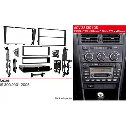 Перехідна рамка Lexus IS 300 ACV 381301-05 - мініатюра 4