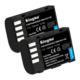 2-Pack KingMa Panasonic DMW-BLF19E комплект з 2 акумуляторів