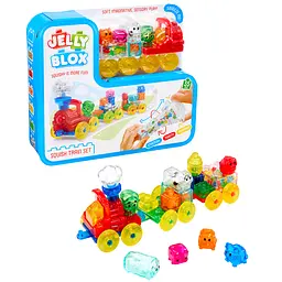 Сенсорний конструктор Jelly Blox Поїзд (937685) - мініатюра 2