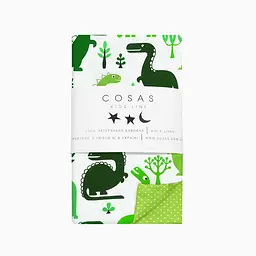 Дитяча постільна білизна в ліжечко GREEN DINO COSAS (4822053098775) - мініатюра 4