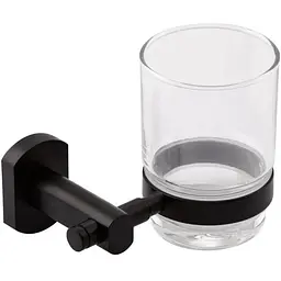 Склянка Qtap Liberty BLM 1158 чорний матовий