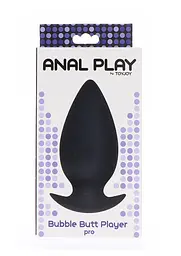 Анальна пробка Toy Joy Bubble Butt Player Pro 11 см (чорний) - мініатюра 5
