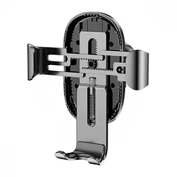 Тримач в машину з бездротовим ЗП Baseus Gravity Car Mount (Air Outlet Version) 1.67A 10W чорний (17216) - мініатюра 10